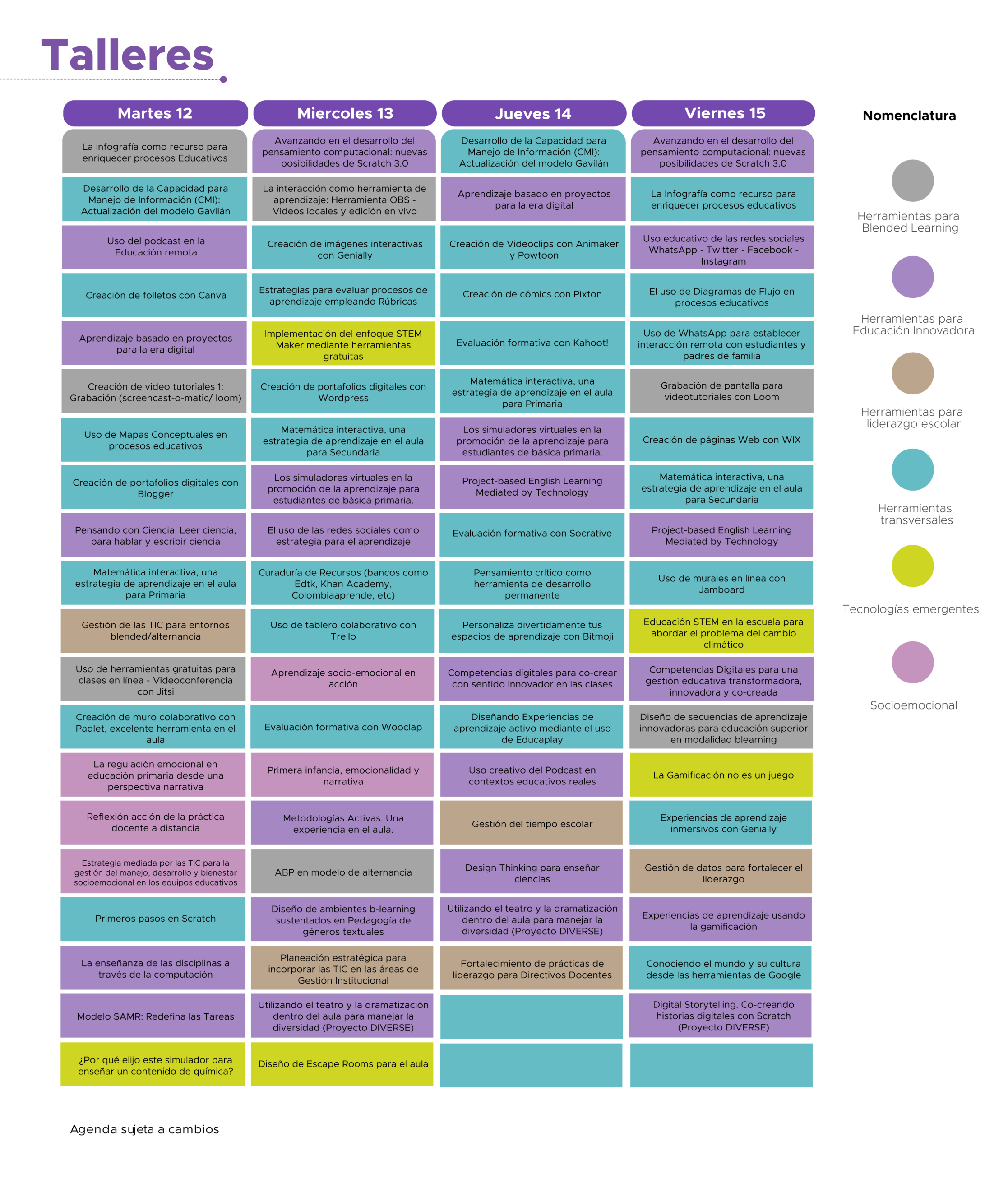 Agenda de Eduteka 2021